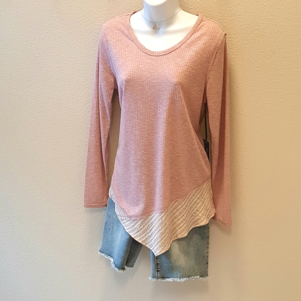 Asymmetrical Henley Top